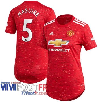 Maillot de foot Manchester United Harry Maguire #5 Domicile Femme 2020 2021