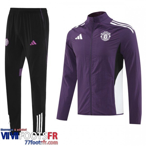 Coupe Vent Manchester United Homme 25 26 D358 Coupe Vent Manchester United Homme 25 26 D358