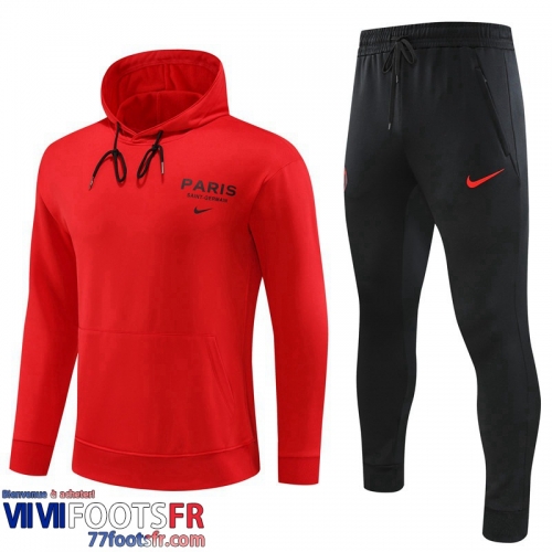 Sweatshirt Foot PSG rouge Homme 2023 2024 SW59
