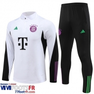 Survetement de Foot Bayern Munich Blanc Homme 2023 2024 A02