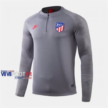 Le Nouveau Slim Sweatshirt Foot Atletico Madrid Gris 2019-2020