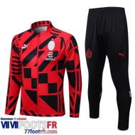 Veste Foot AC Milan rouge Homme 2022 2023 JK652