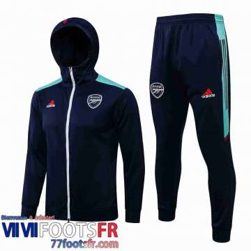 Veste Foot - Sweat A Capuche Arsenal bleu Homme 21 22 JK259