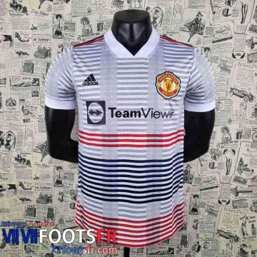 T-Shirt Manchester United Blanc Homme 2022 2023 PL349