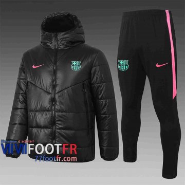 77footfr Veste - Doudoune Foot Barcelone noir 2020 2021 C56