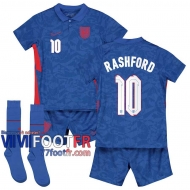 77footfr Angleterre Maillot de foot Rashford #10 Exterieur Enfant 20-21