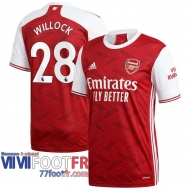 Maillot de foot Arsenal Willock #28 Domicile 2020 2021