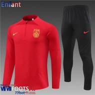 Survetement de Foot China rouge Enfant 2023 2024 TK613