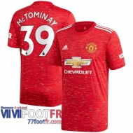 Maillot de foot Manchester United Scott McTominay #39 Domicile 2020 2021