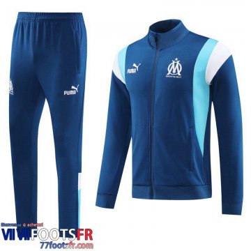 Veste Foot Marseille bleu Homme 2023 2024 JK686