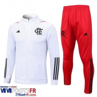 Veste Foot Flamengo Blanc Homme 2023 2024 JK697