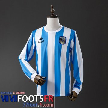 Retro Maillot De Foot Argentine Domicile Homme Manche Longue 1986 FG1075