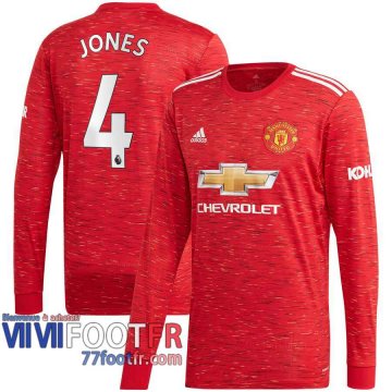 Maillot de foot Manchester United Phil Jones #4 Domicile Manches longues 2020 2021