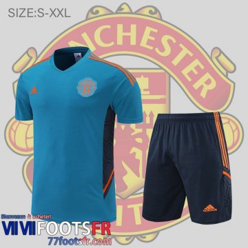 T-Shirt Manchester United bleu Homme 2022 2023 PL589