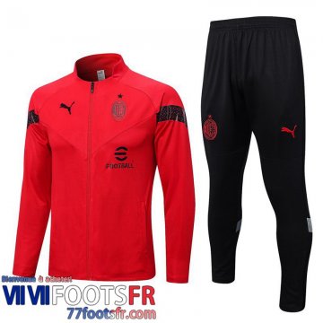 Veste Foot AC Milan rouge Homme 2022 2023 JK633