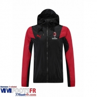 Coupe Vent AC Milan black Homme 2023 2024 D94