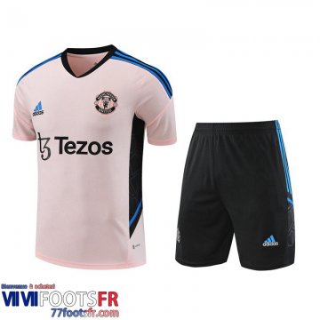 Survetement T Shirt Manchester United rose Homme 2023 2024 TG788