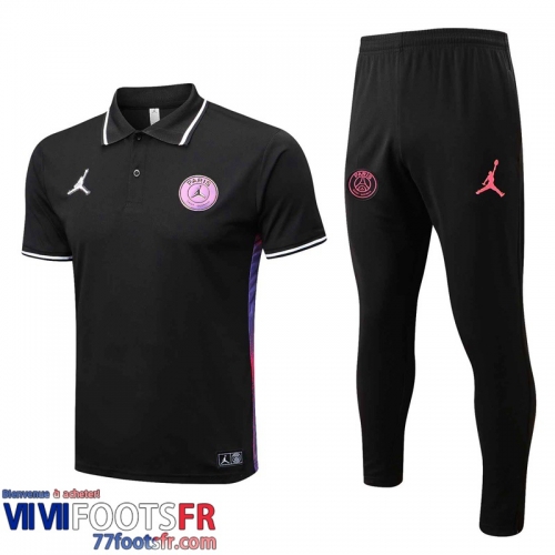 Polo foot PSG Paris noir Homme 2022 2023 PL609