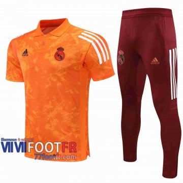 77footfr Polo foot Real Madrid Orange - Sangles 2020 2021 P198