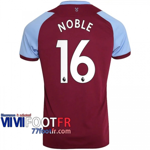 Maillot de foot West Ham United Noble #16 Domicile Enfant 20-21