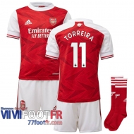 Maillot de foot Arsenal Torreira #11 Domicile Enfant 2020 2021