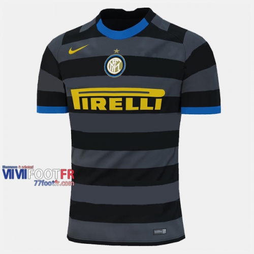 Nouveau Flocage Maillot De Foot Inter Milan Homme Third Version Fuite 2020-2021 Personnalise :77Footfr