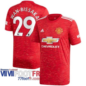 Maillot de foot Manchester United Aaron Wan-Bissaka #29 Domicile 2020 2021