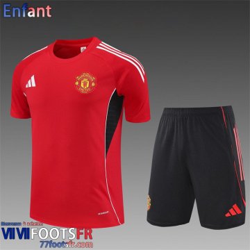 KIT: T Shirt Manchester United Enfant 25 26 H539