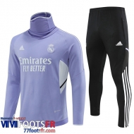 Survetement de Foot Real Madrid Violet Homme 2022 2023 TG501
