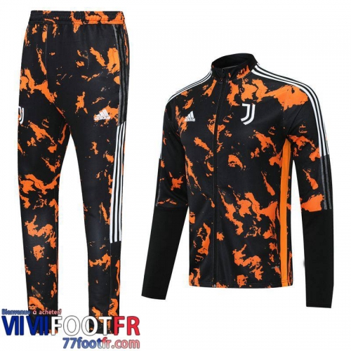Veste Foot Juventus Orange noir 21-22 JK20