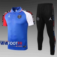 Polo de foot Airman 2020 2021 bleu Manchon bicolore C500#